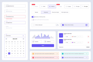 shopping mall platform website homepage ui design