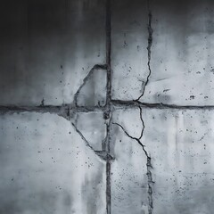 Poster - Gray background - concrete wall texture