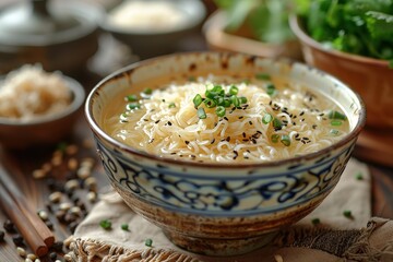 Wall Mural - A Bowl of Delicious Noodle Soup