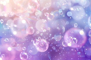 Bubble and bokeh. Abstract spa and health backgrounds