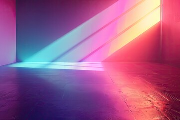 Decomposition of white light on seven colors