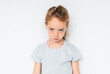 © Louis-Paul Photo - Cute girl 4-5 year old posing in studio