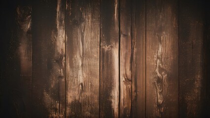 Wooden dark brown grungy background