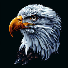 The eagle vector image