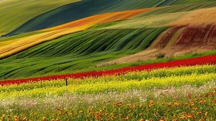 Fields Of Many Colors