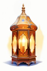 Wall Mural - A Islamic Luxury Lantern lantern light lamp.