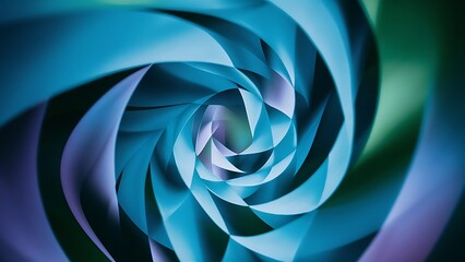 Wall Mural - Abstract blue background, beautiful lines and blur