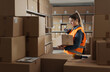 © StockPhotoPro - Warehouse stocker scanning a barcode on a box