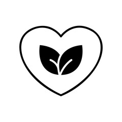 Sticker - sustainable fashion heart