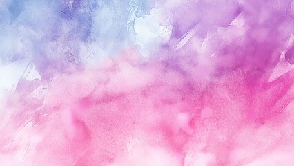 Wall Mural - Pink and purple watercolour abstract background