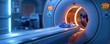 © Jiraporn - High-tech medical imaging equipment in a modern facility, featuring a MRI machine ready for patient examination.