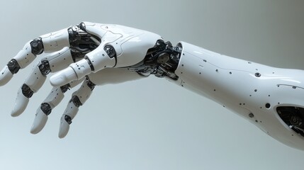 Canvas Print - Robotic Hand Reaching Out, Symbol of Technology and Future