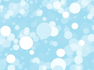 Repeated modern Sky Blue soft pastel color vector art circle pattern