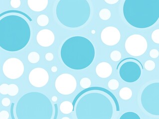 Repeated modern Sky Blue soft pastel color vector art circle pattern