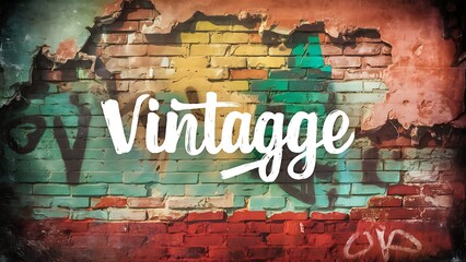 Wall Mural - Vintage old background. Colors wall grunge texture