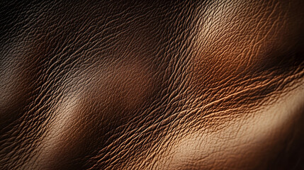 Rich, dark brown leather background with a subtle texture, showcasing a classic, vintage, and sophisticated feel, perfect for luxurious and premium design elements.