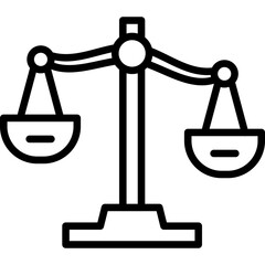 Sticker - Justice Scale Icon