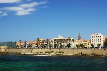 Wall Mural - Old town of Alghero, Sardinia, Italy