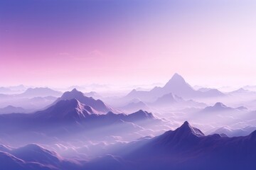 Poster - Landscape mountain panoramic outdoors.