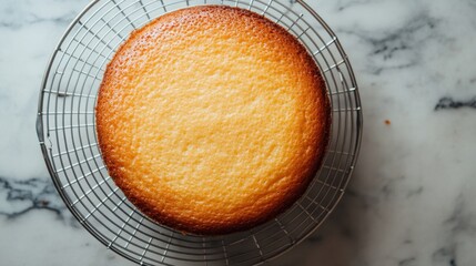 Sticker - Freshly Baked Lemon Cake on a Cooling Rack