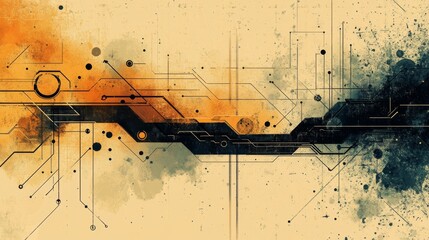 Poster - Abstract Tech Background.