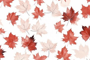 Poster - Maple leaf backgrounds wallpaper pattern.