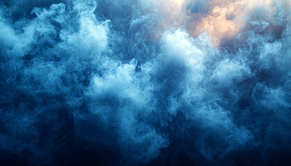 Wall Mural - clouds shape the sky in a mysterious image backdrop generated by ai