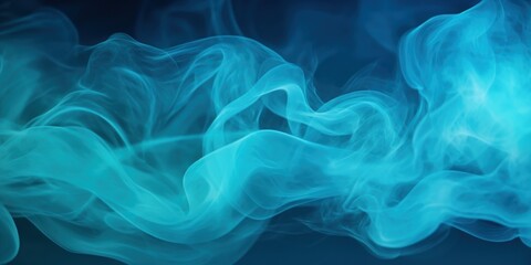 Shiny smoke. Glitter fluid. Ink water. Magic mist. Turquoise color particles texture paint vapor storm wave