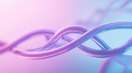 A purple and blue line with a pink background