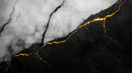 Poster - abstract marble textures with intricate veins in bold, contrasting patterns and vibrant colors.