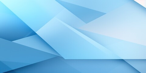 Sky Blue background with geometric shapes and shadows, creating an abstract modern design for corporate or technology-inspired design