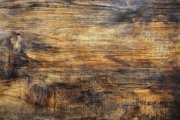 Close-up of Weathered Wooden Surface with Knots