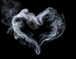© fotoluigi868 - Smoke Forming a Heart Shape, Isolated- A romantic plume of smoke naturally curling into the_1(239)