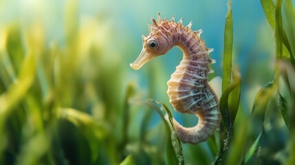 Sticker - Seahorse in its Habitat