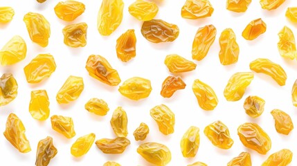 Seamless background of raisin grain closeup view