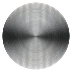 grey brushed steel metal disc transparent PNG