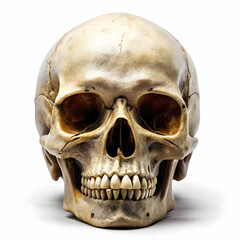 skull on white background