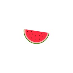 Poster - Fruits watermelon icon isolated on white background