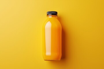 top view orange juice bottle2. High quality