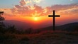 © Sandu - Sunset Cross Silhouette