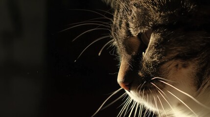 Canvas Print - Close-up of a Cat's Face