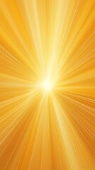 Wall Mural - Sun rays background with gradient color, white and gold, vector illustration