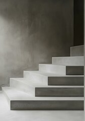 Wall Mural - Concrete Stairs Minimalist Interior Design