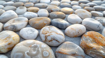 white texture natural marble pebbles pattern