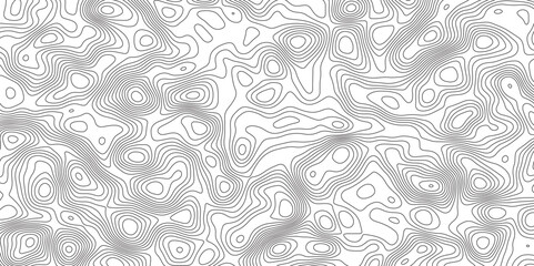 Wall Mural - Map in Contour Line Light topographic topo contour map contour. Natural printing illustrations of maps Abstract Geometric background.