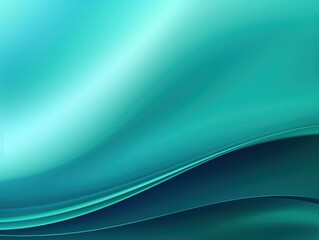 Teal abstract nature blurred background gradient backdrop. Ecology concept for your graphic design, banner or poster blank empty with copy space