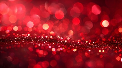 Red background, red light rays with glowing lights on the sides, red and gold gradient background