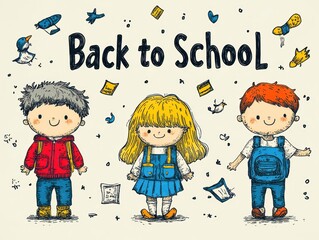 Poster - Back to School Illustration