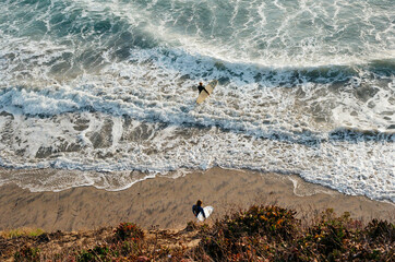 surfers in CA