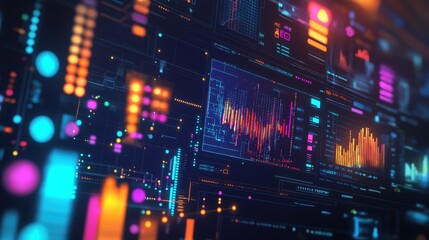 Data professional advertising poster 
